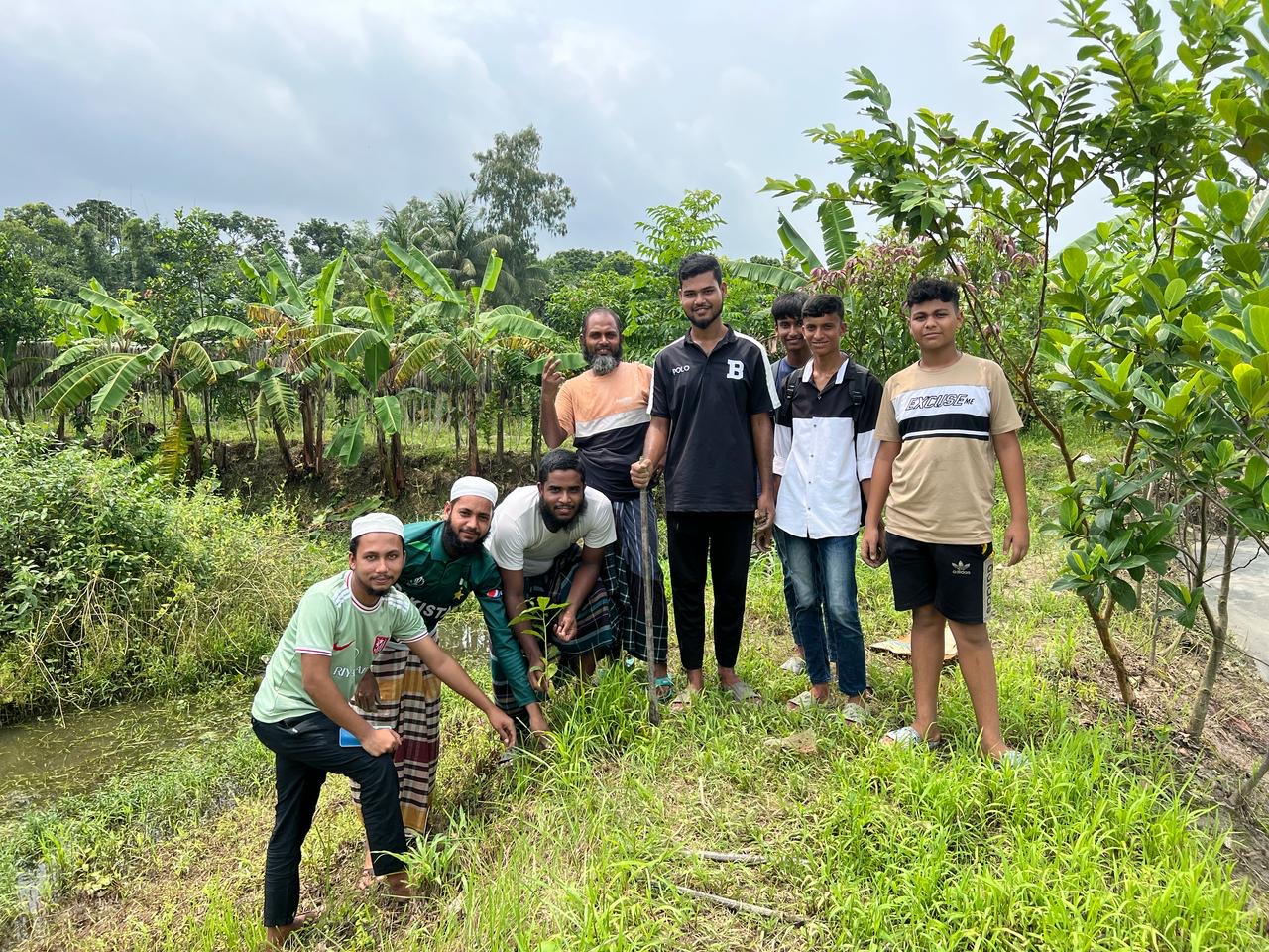 আল-ইনসাফ যুব সংগঠনের বৃক্ষরোপণ কর্মসূচি সম্পন্ন