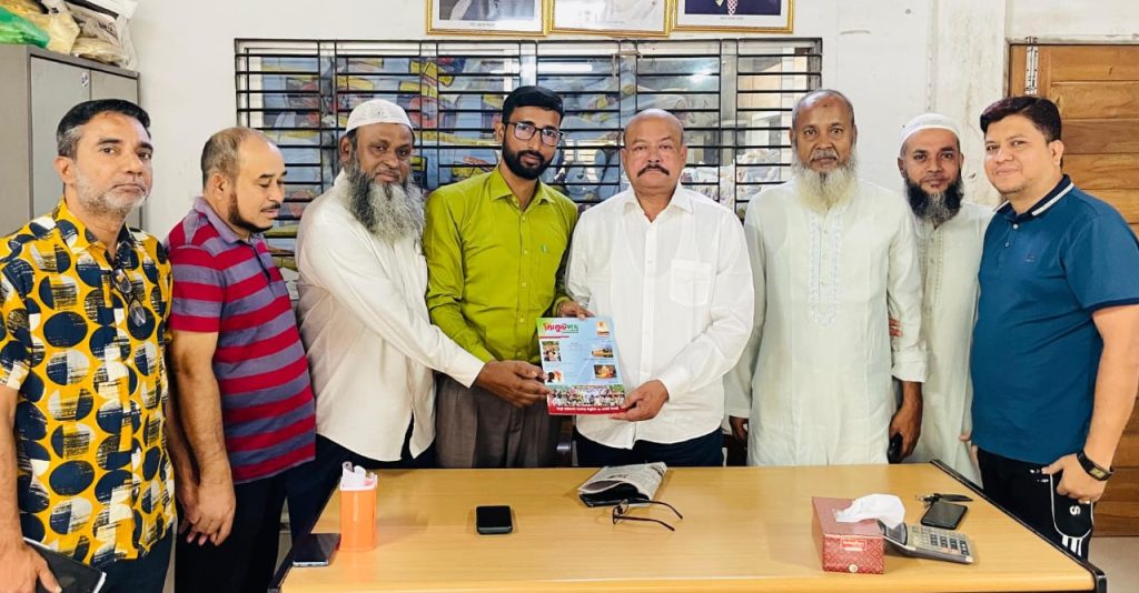 মুন্সিগঞ্জ জেলা বিএনপির সদস্য সচিবের সঙ্গে ঝিকুট ফাউন্ডেশনের সৌজন্য সাক্ষাৎ